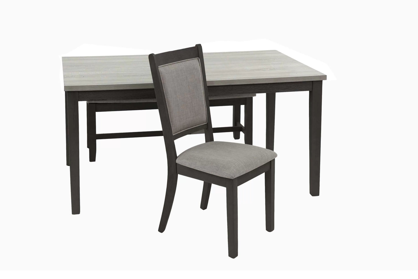 6-Pcs Dining Set (Table + 4 Chairs + Bench)