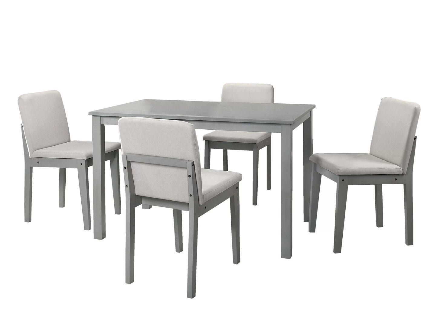 5 Piece Dining Set (Table + 4 Chairs)