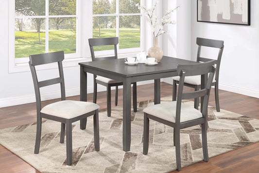5-Pcs Dining Set (table + 4 Chairs)