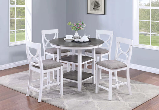 4-Seats Counter Height Dining Set