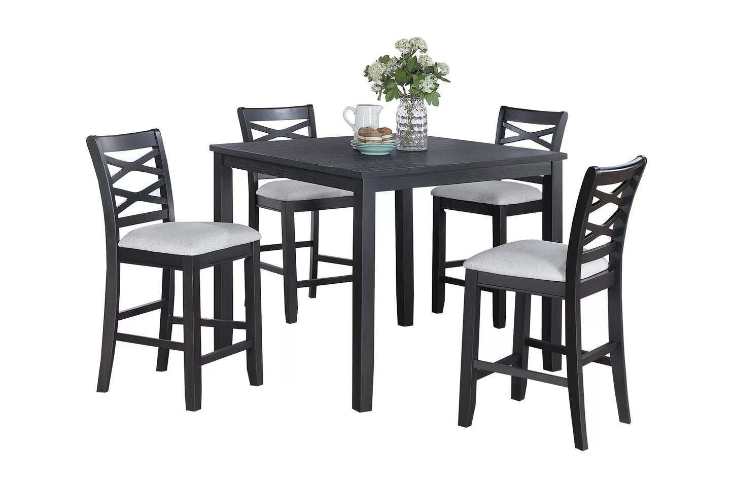 4-Seats Counter Height Dining Set
