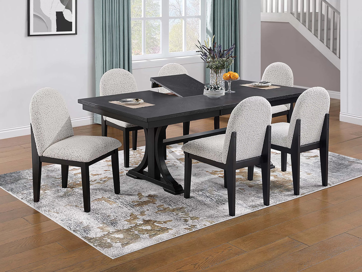 Formal Dining Set  (Table + 6 Chairs)
