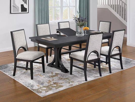 Formal Dining Set (Table + 6 Chairs)