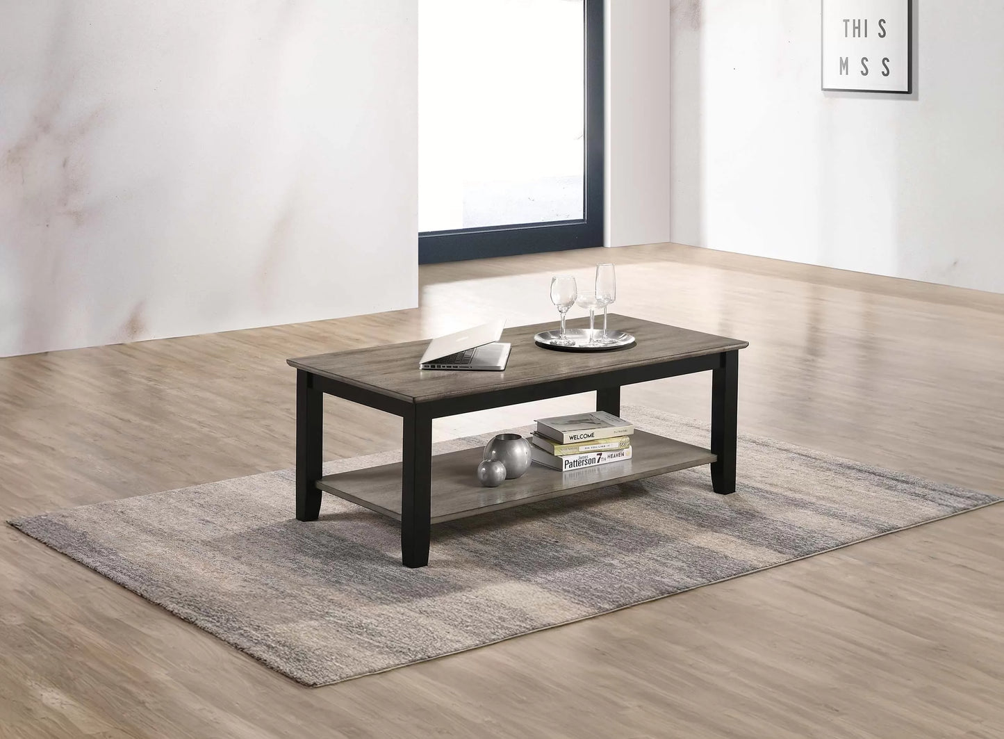 Coffee Table, Wooden Top