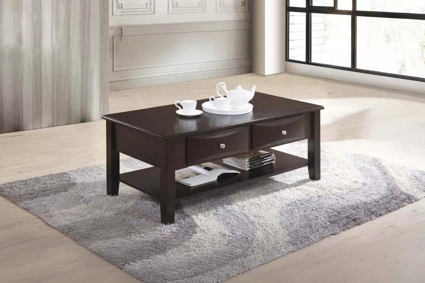 Coffee Table, Wooden Top