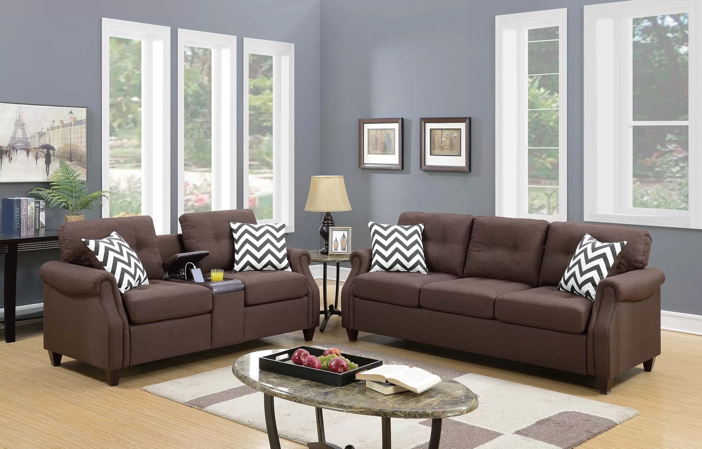 2-Pieces Sofa Set