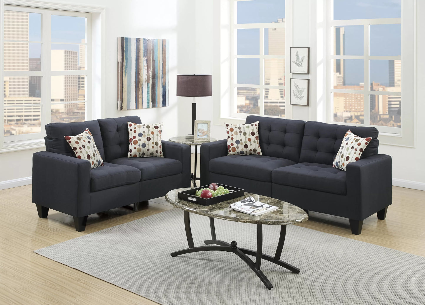 2-Pieces Sofa Set