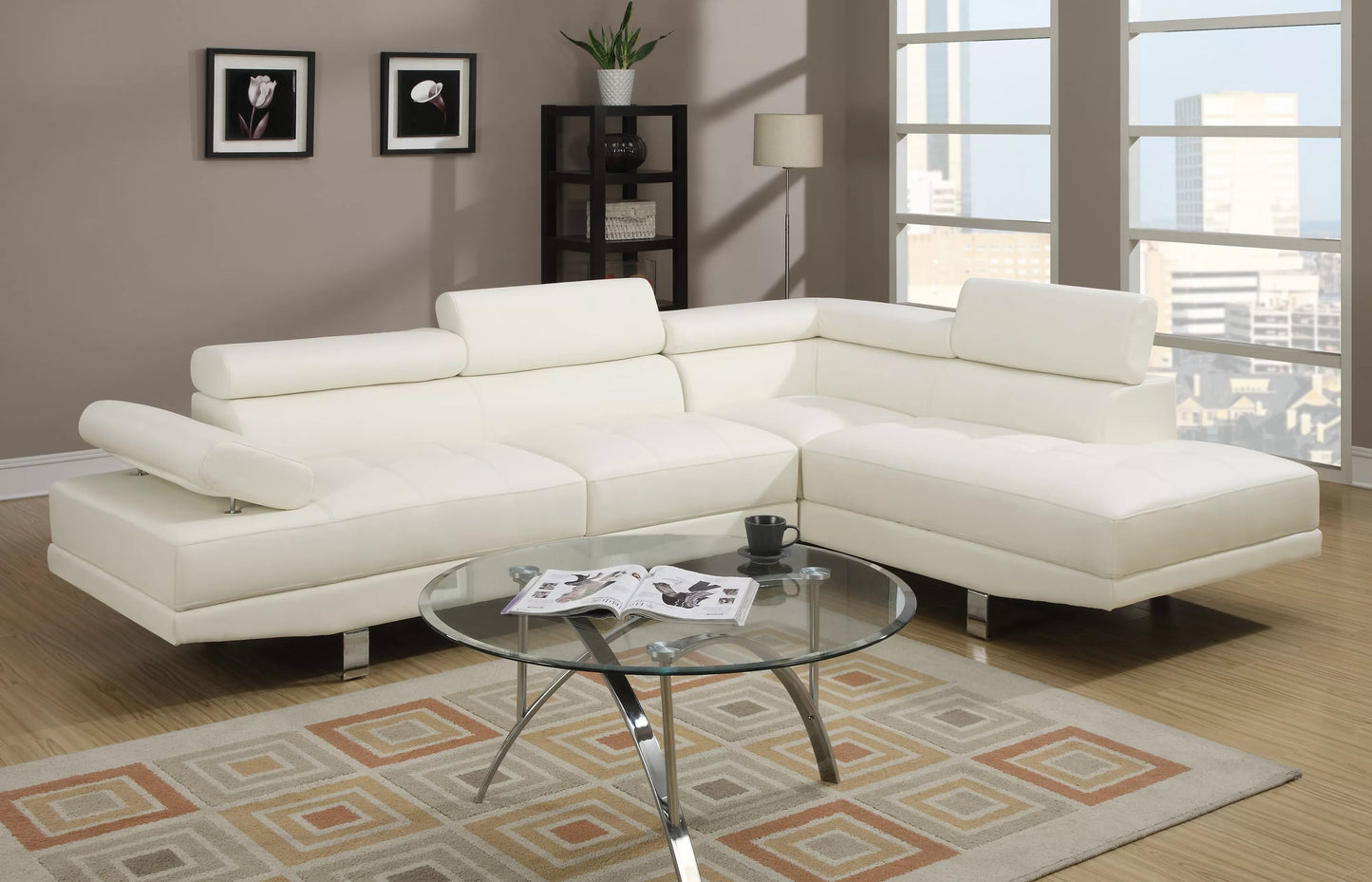 2-Pieces Sectional Sofa