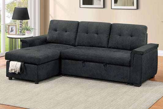 2-Pieces Reversible Convertible Sectional Sofa