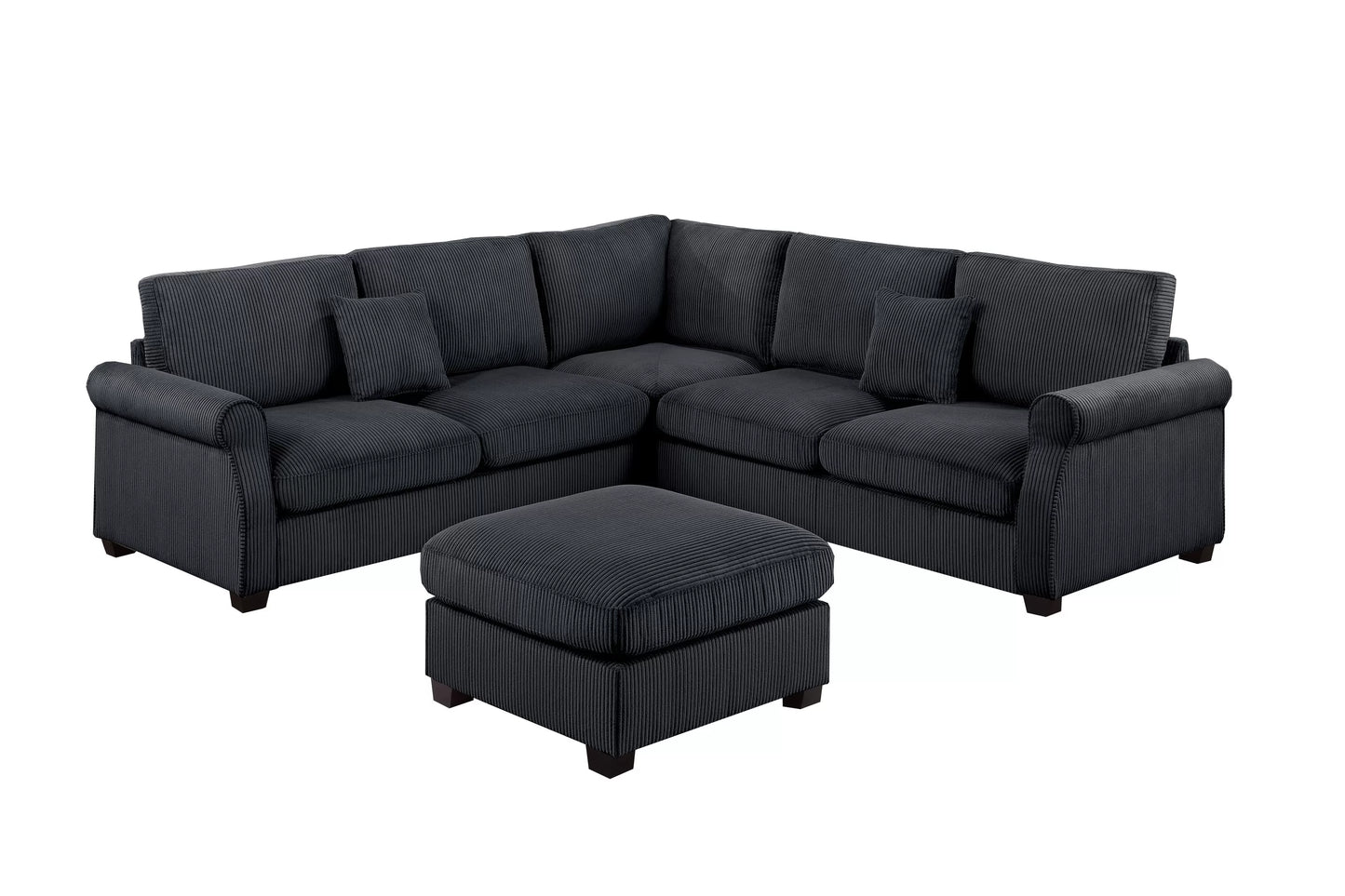 4-Pieces Sectional Sofa Set