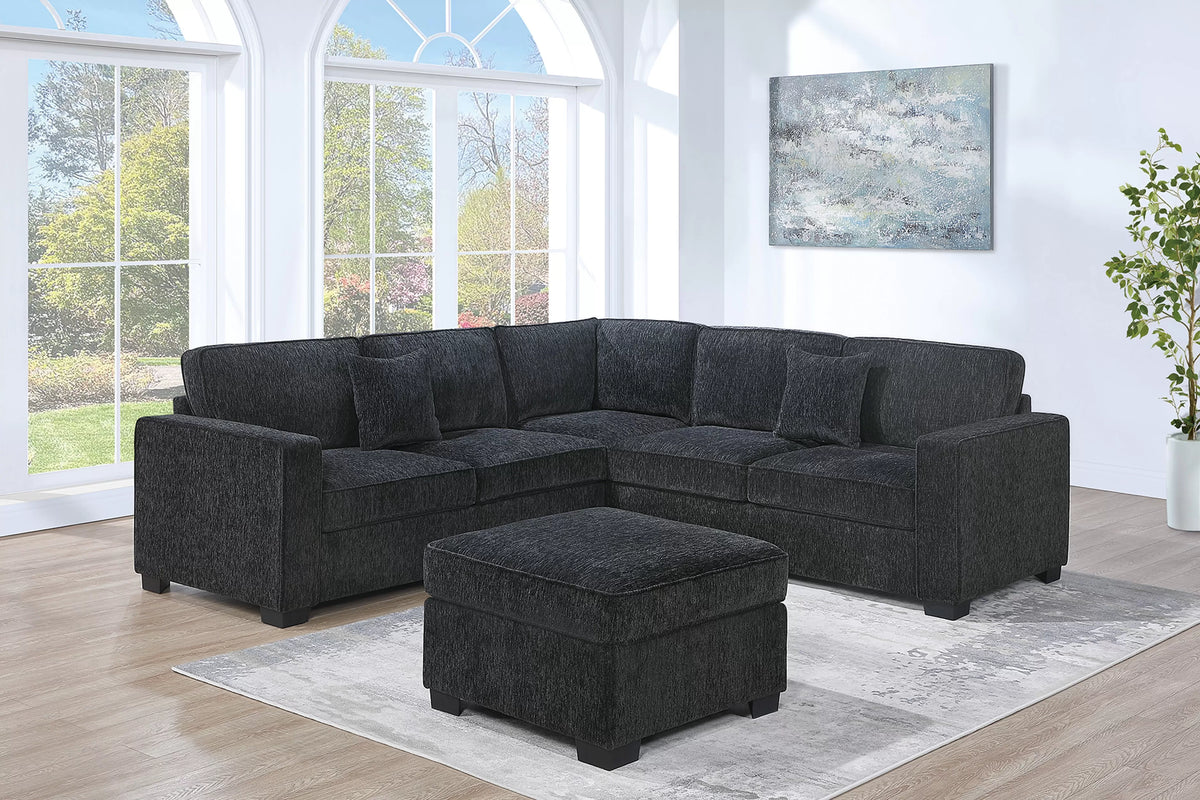4-Pieces Sectional Sofa Set