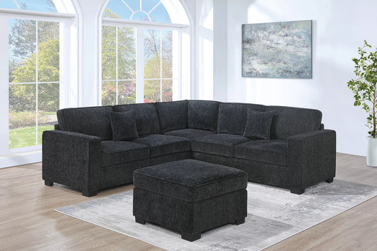4-Pieces Sectional Sofa Set