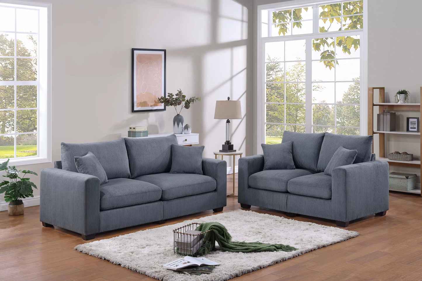2-Pieces Sofa Set