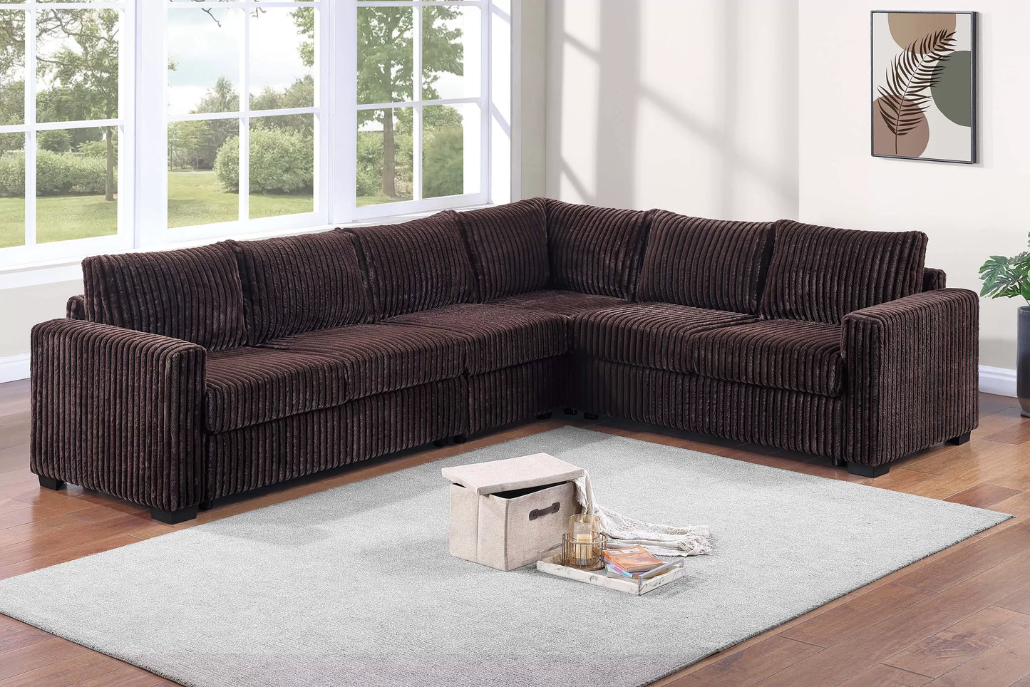 4-Pieces Sectional Sofa