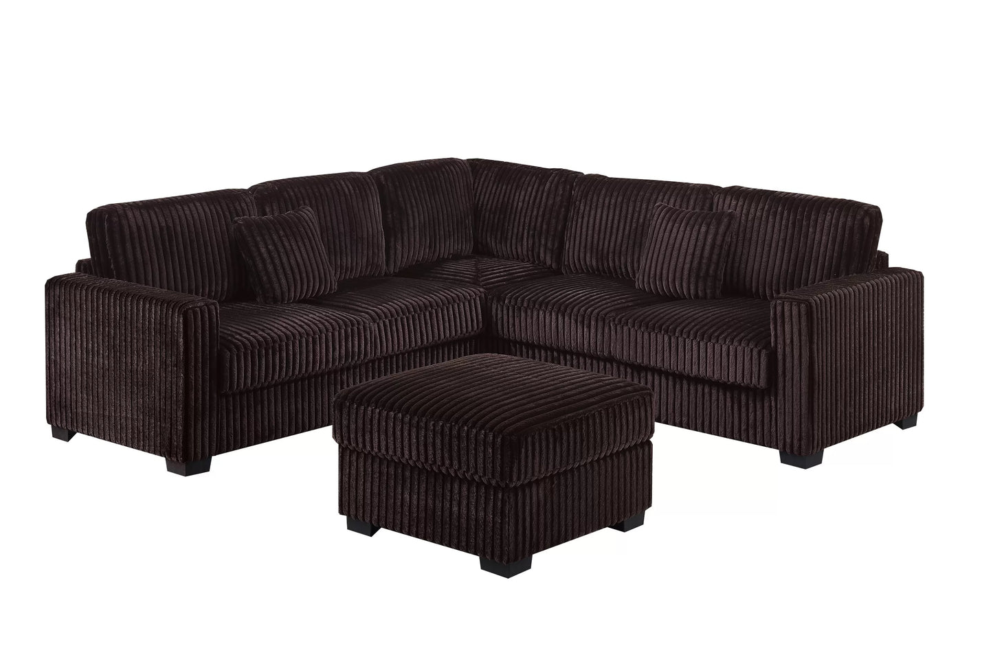 4-Pieces Sectional Sofa Set