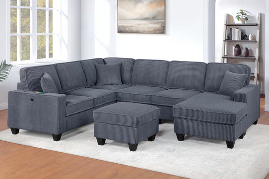 5-Pieces Sectional Sofa Set