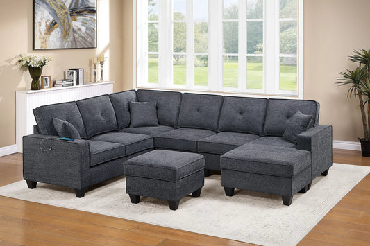 5-Pieces Sectional Sofa Set