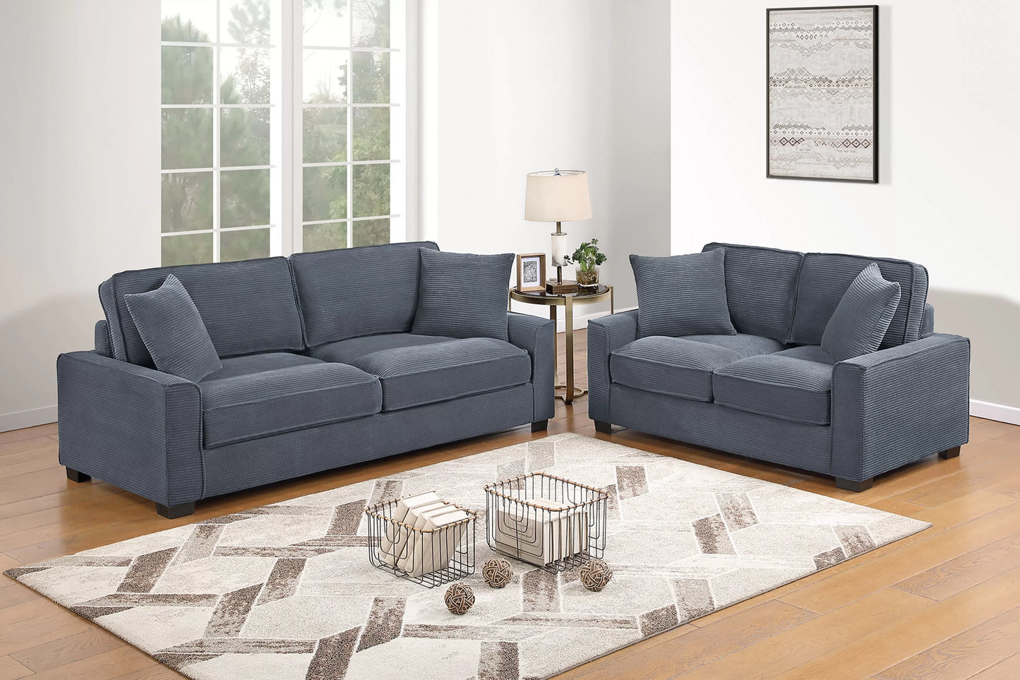 2-Pieces Sofa Set