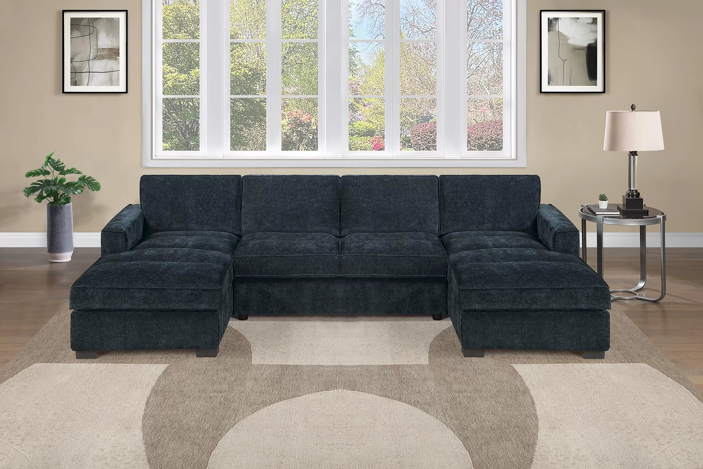 3-Pieces Sectional Sofa