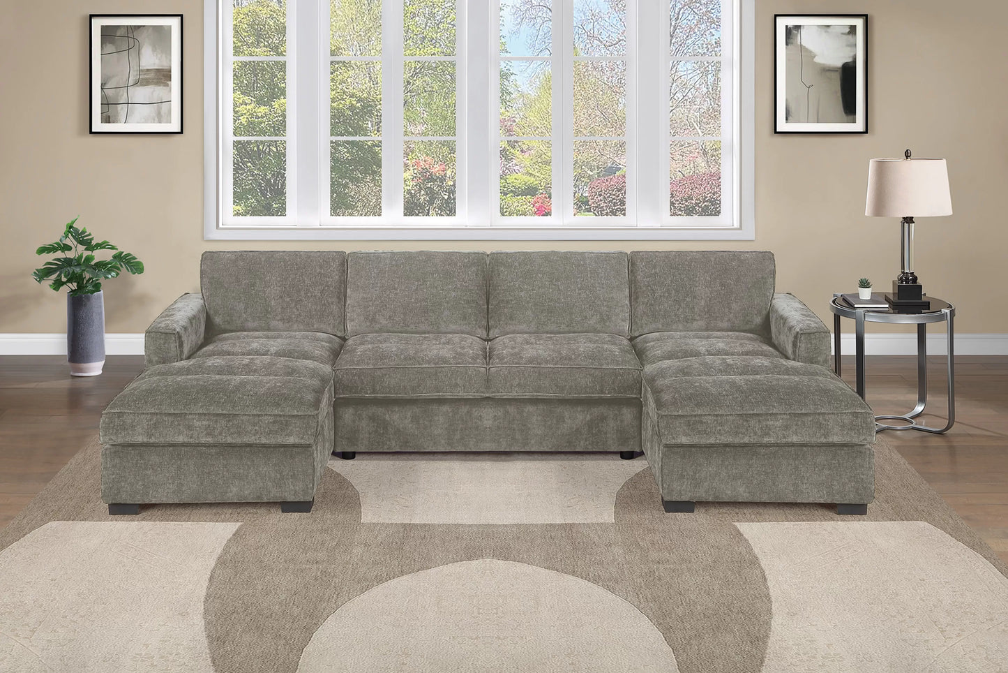 3-Pieces Sectional Sofa