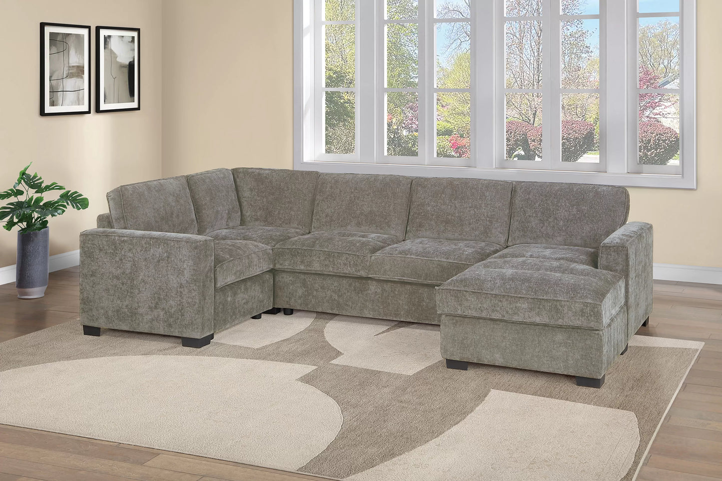 3-Pieces Sectional Sofa