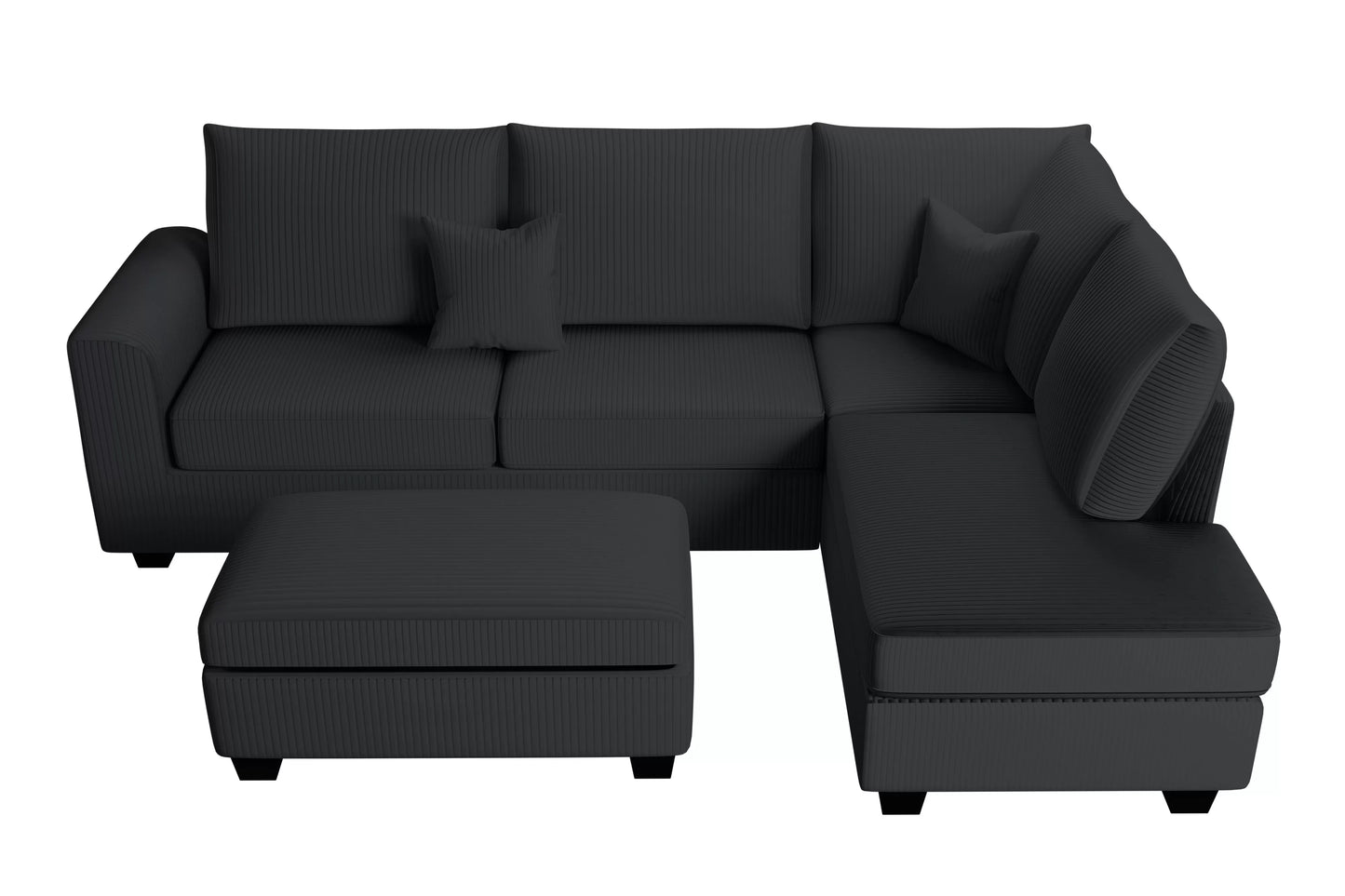3-Pieces Sectional Sofa Set