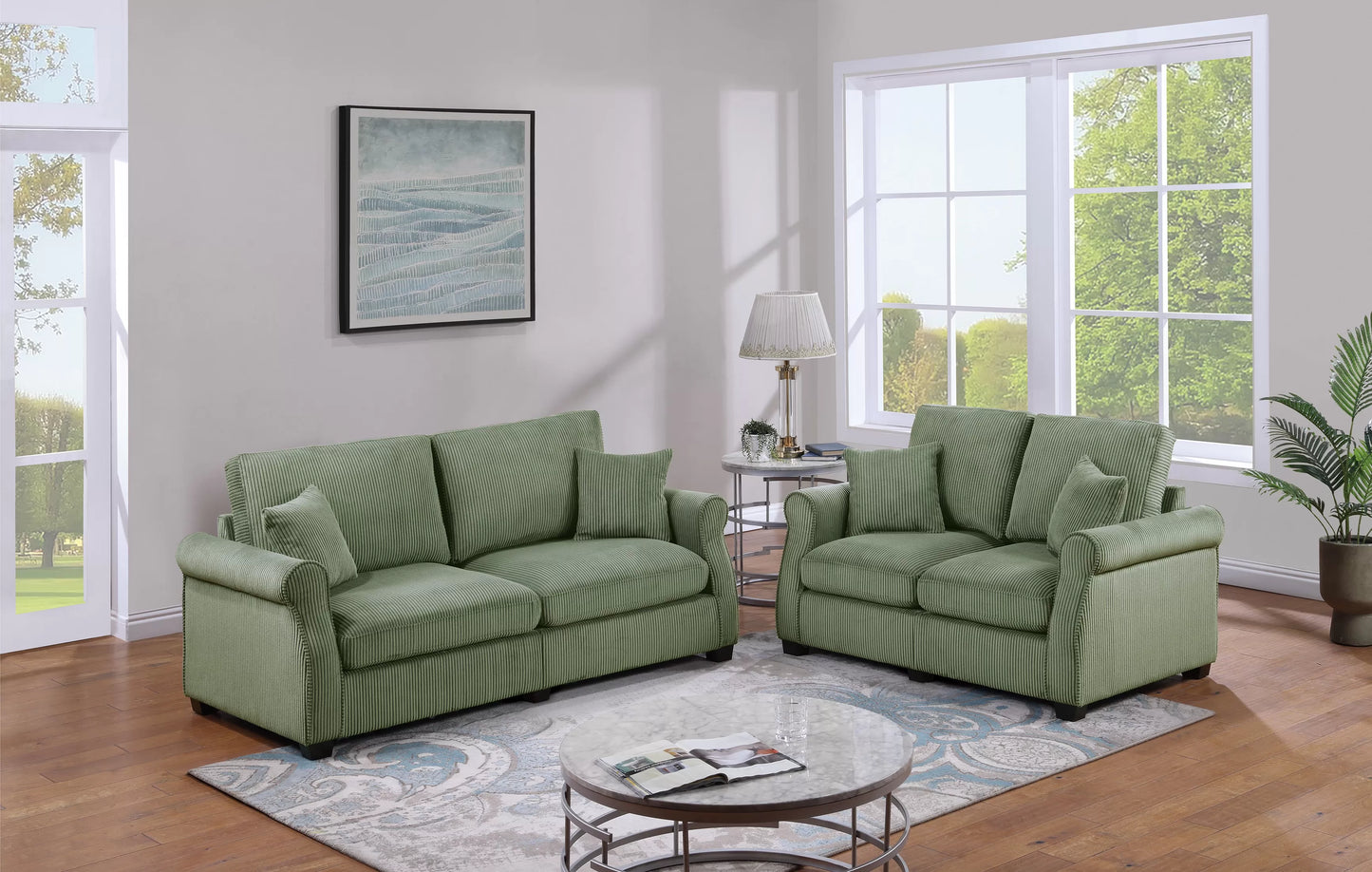 2-Pieces Sofa Set