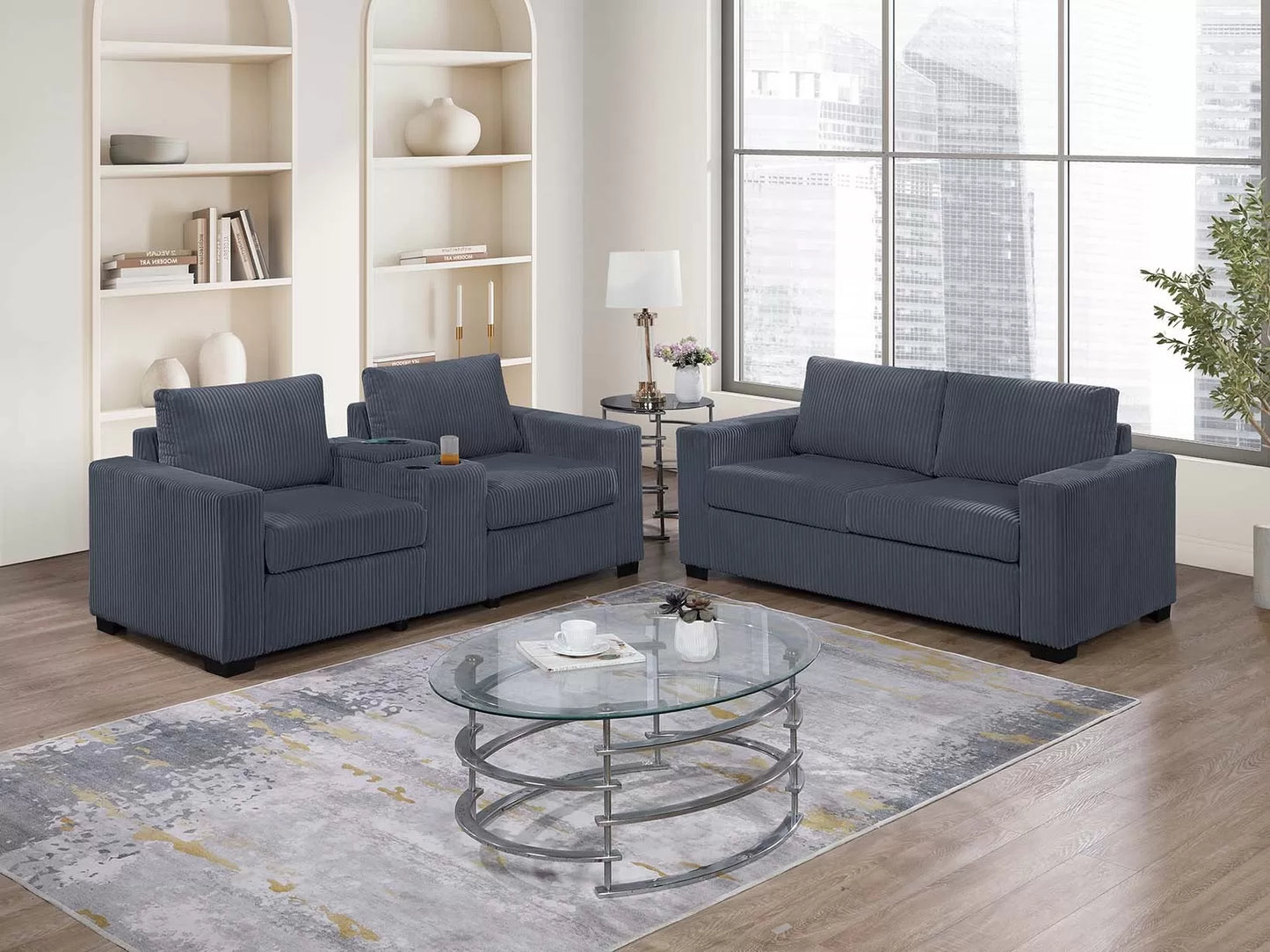 2-Pieces Sofa Set