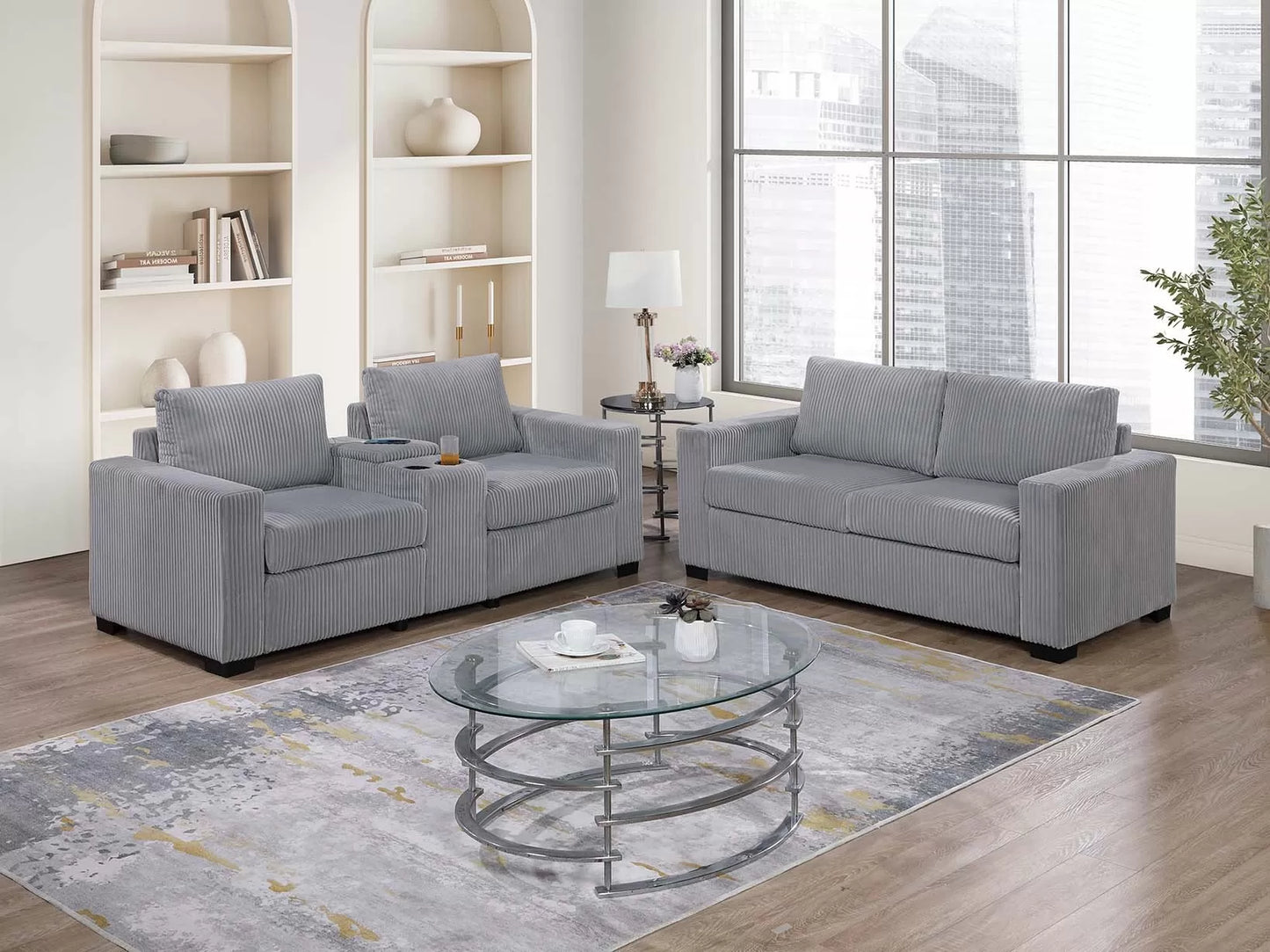 2-Pieces Sofa Set