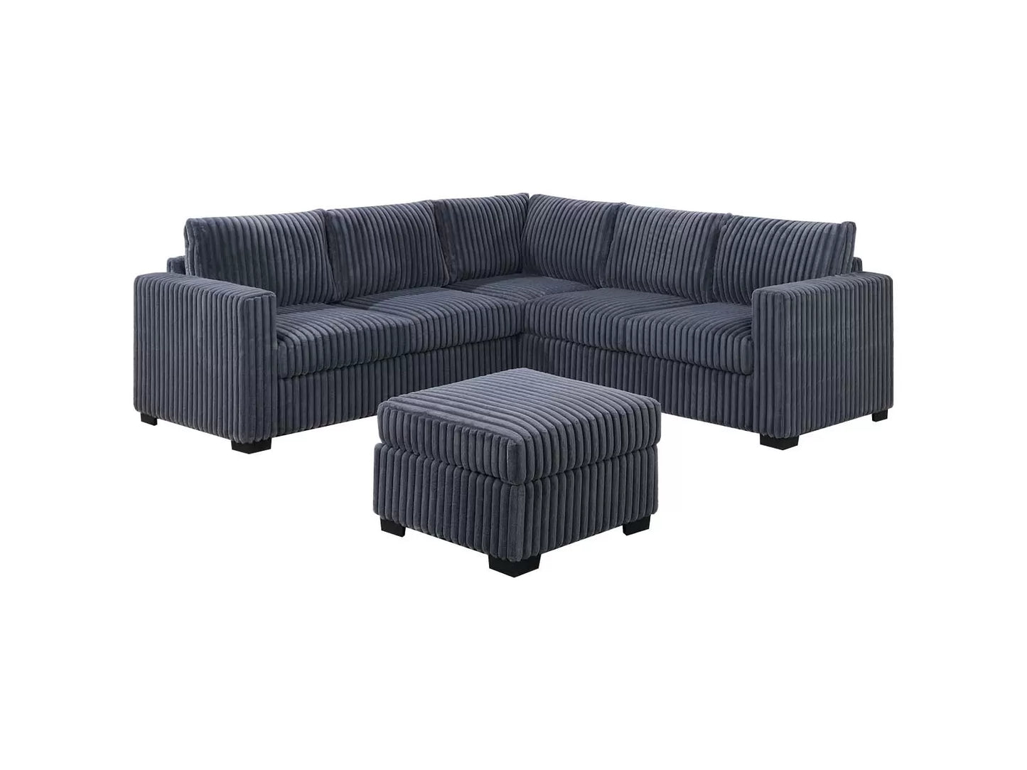 4-Pieces Sectional Sofa Set