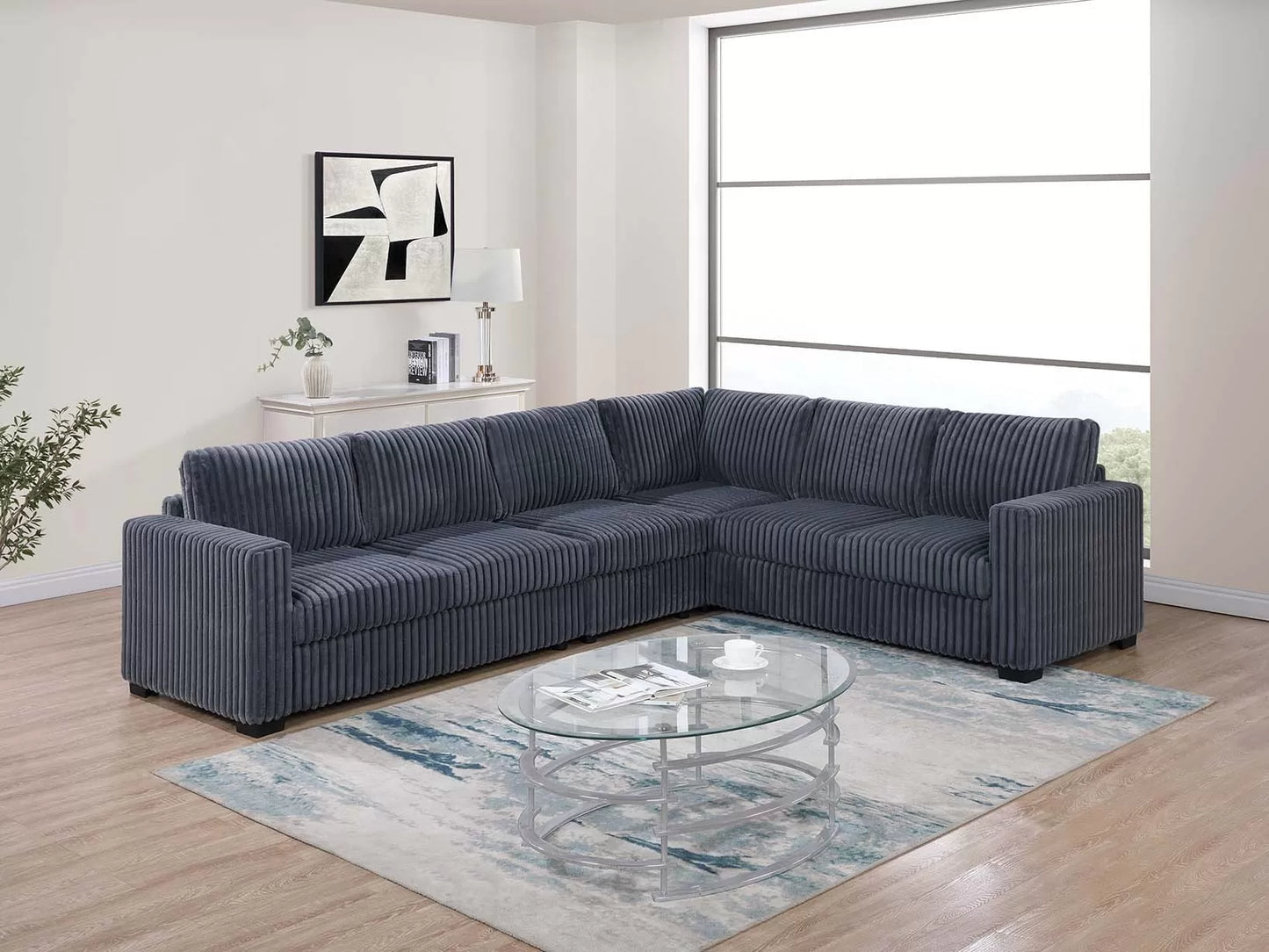 4-Pieces Sectional Sofa