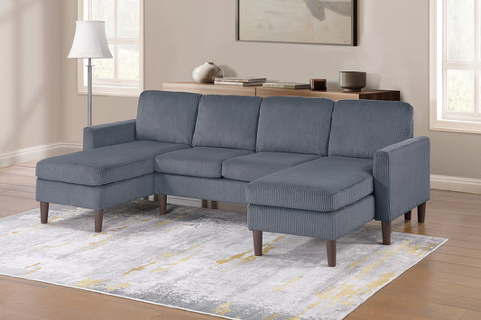 3-Pieces All-In-One Sectional Sofa