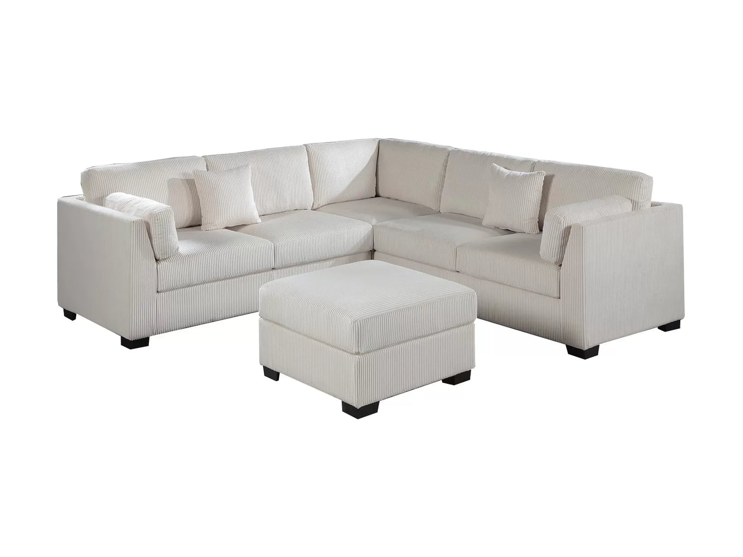 4-Pieces Sectional Sofa Set