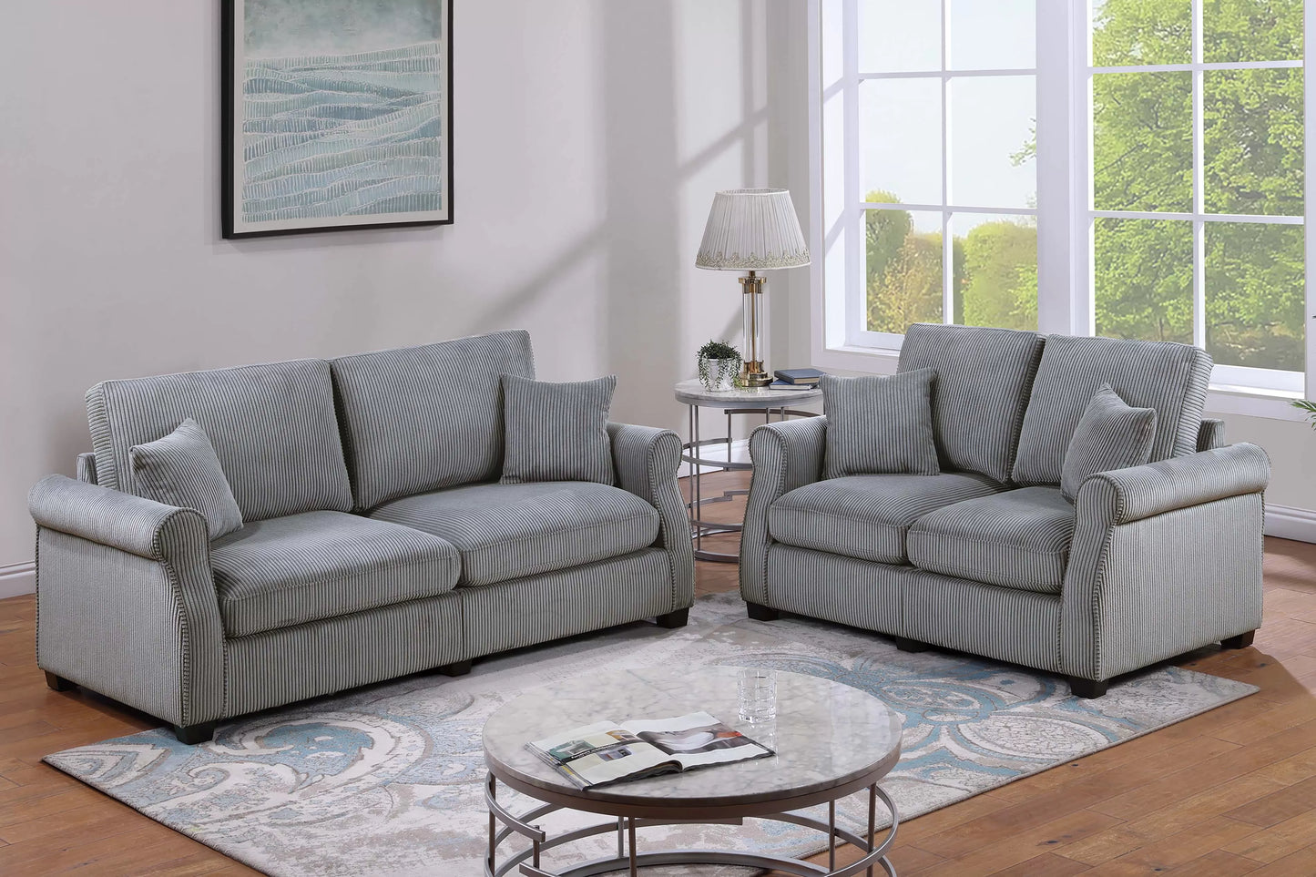 2-Pieces Sofa Set