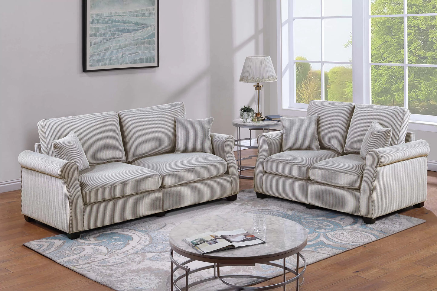 2-Pieces Sofa Set