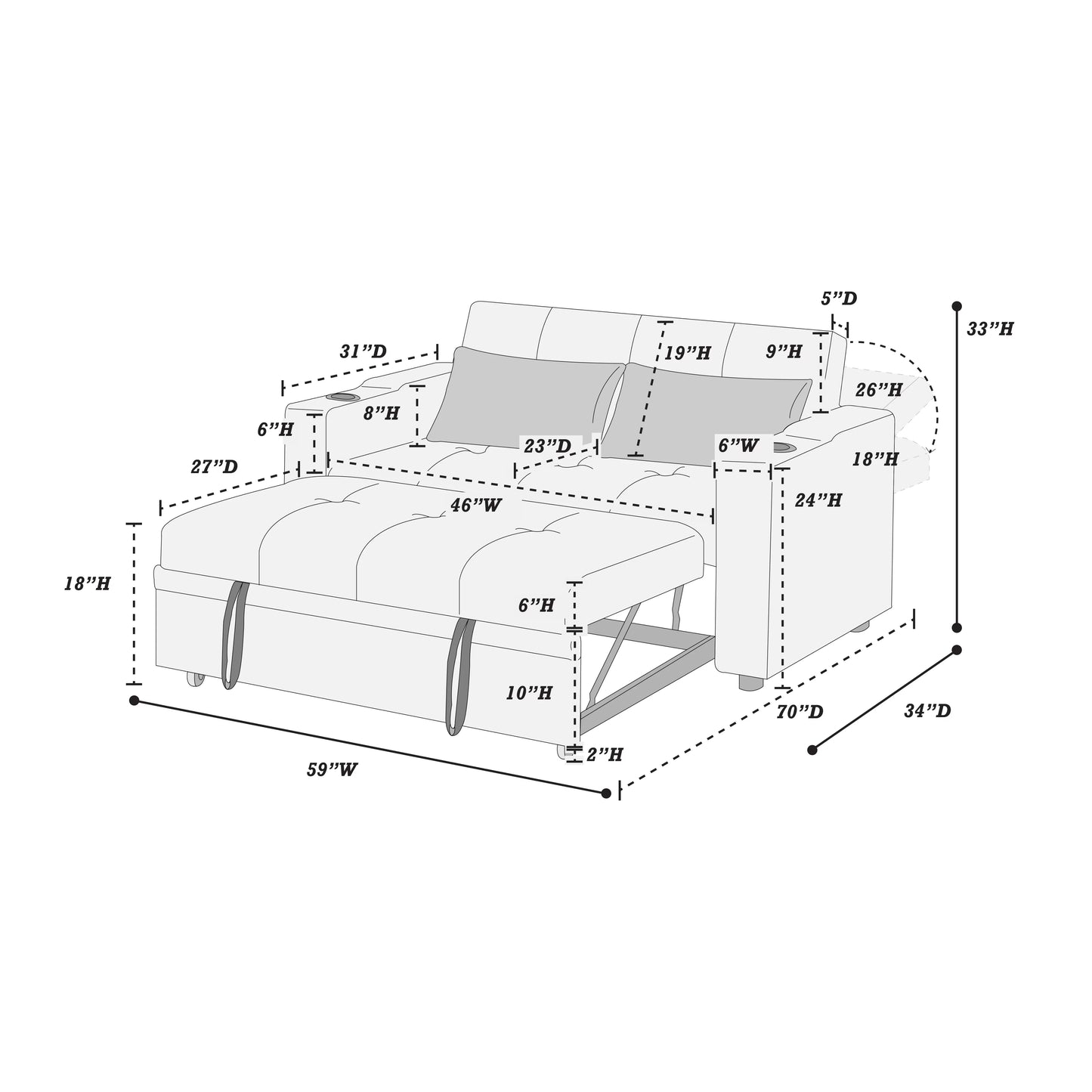 Convertible Sofa
