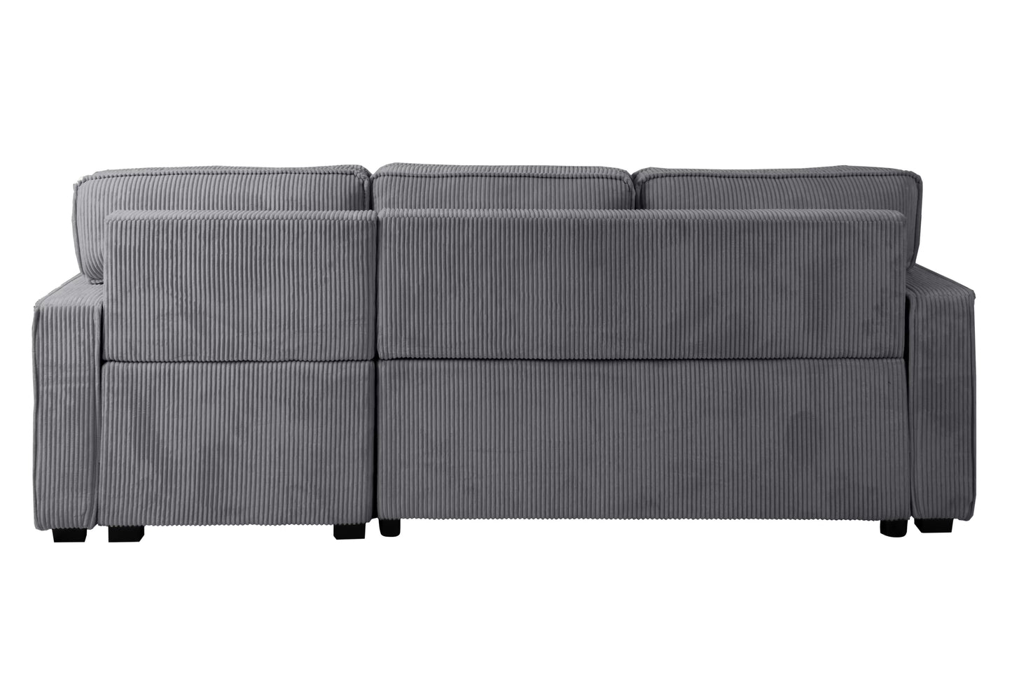 2-Pieces Reversible Convertible Sectional Sofa