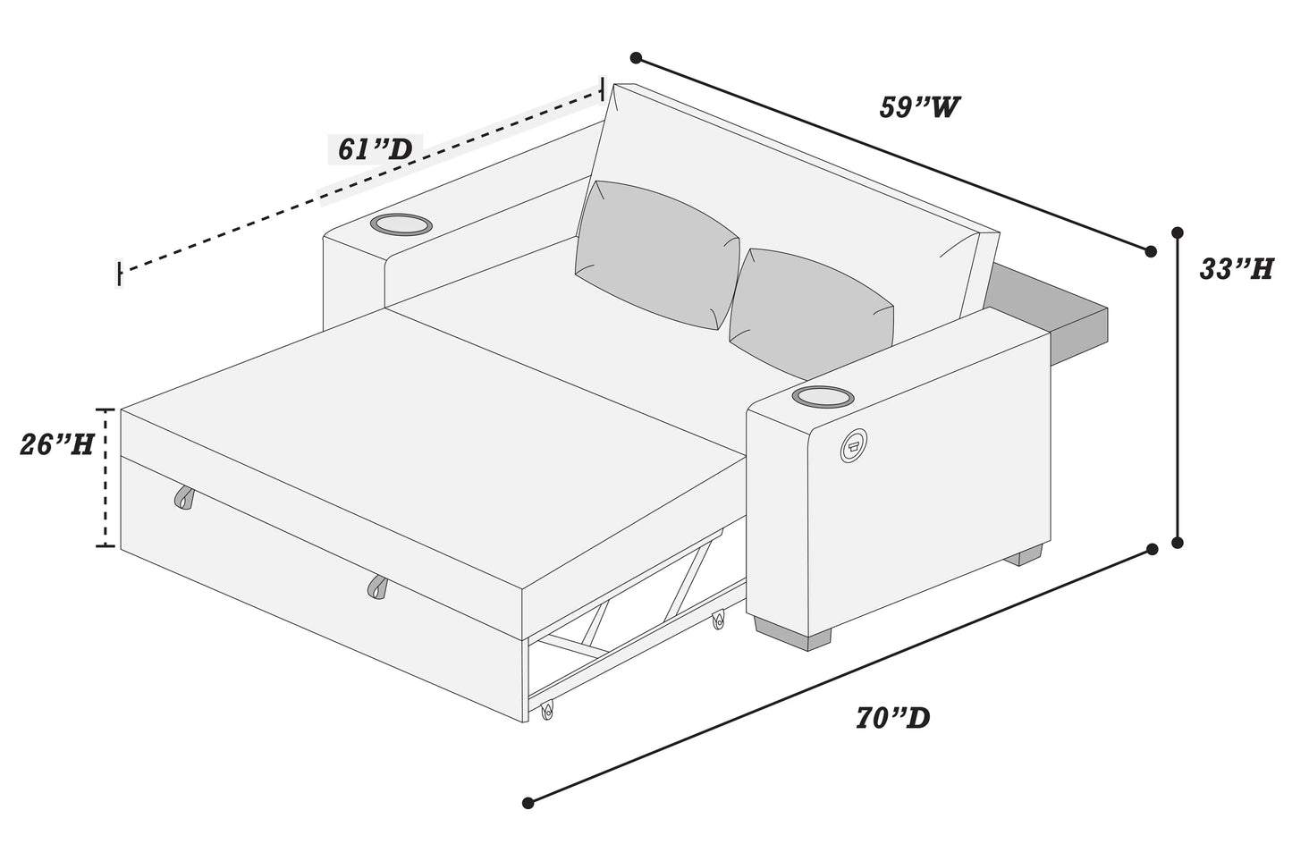 Convertible Sofa