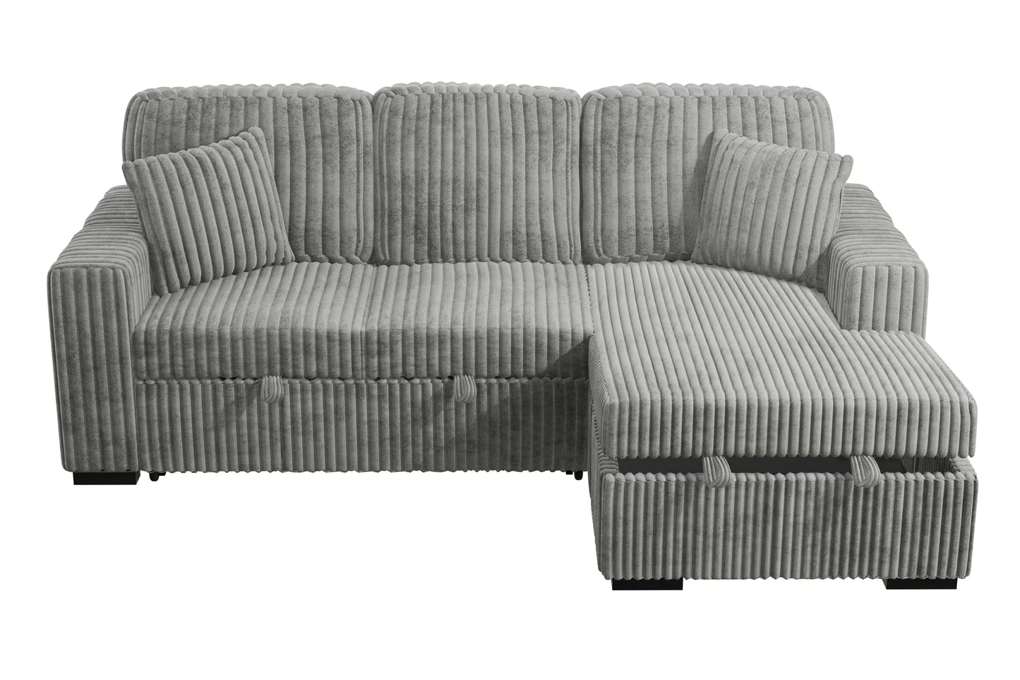 2-Pieces Convertible Sectional Sofa