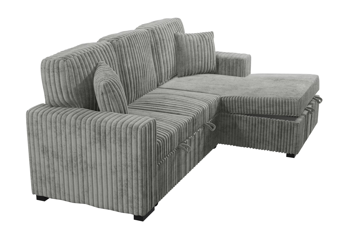 2-Pieces Convertible Sectional Sofa