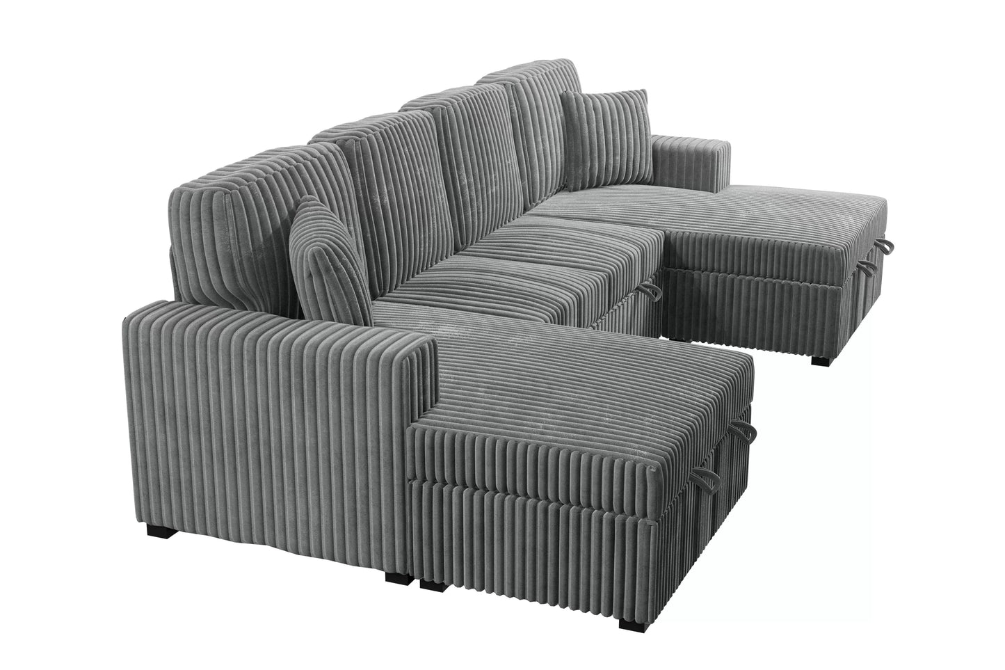 3-Pieces Convertible Sectional Sofa
