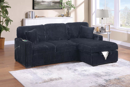 2-Pieces Convertible Sectional Sofa