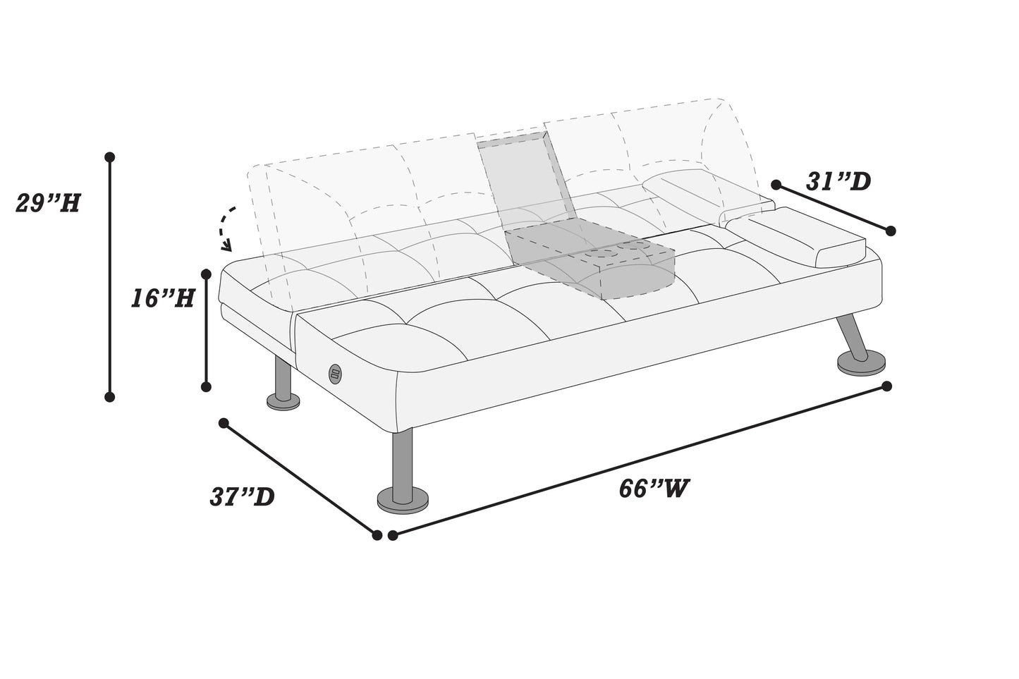 Convertible Sofa