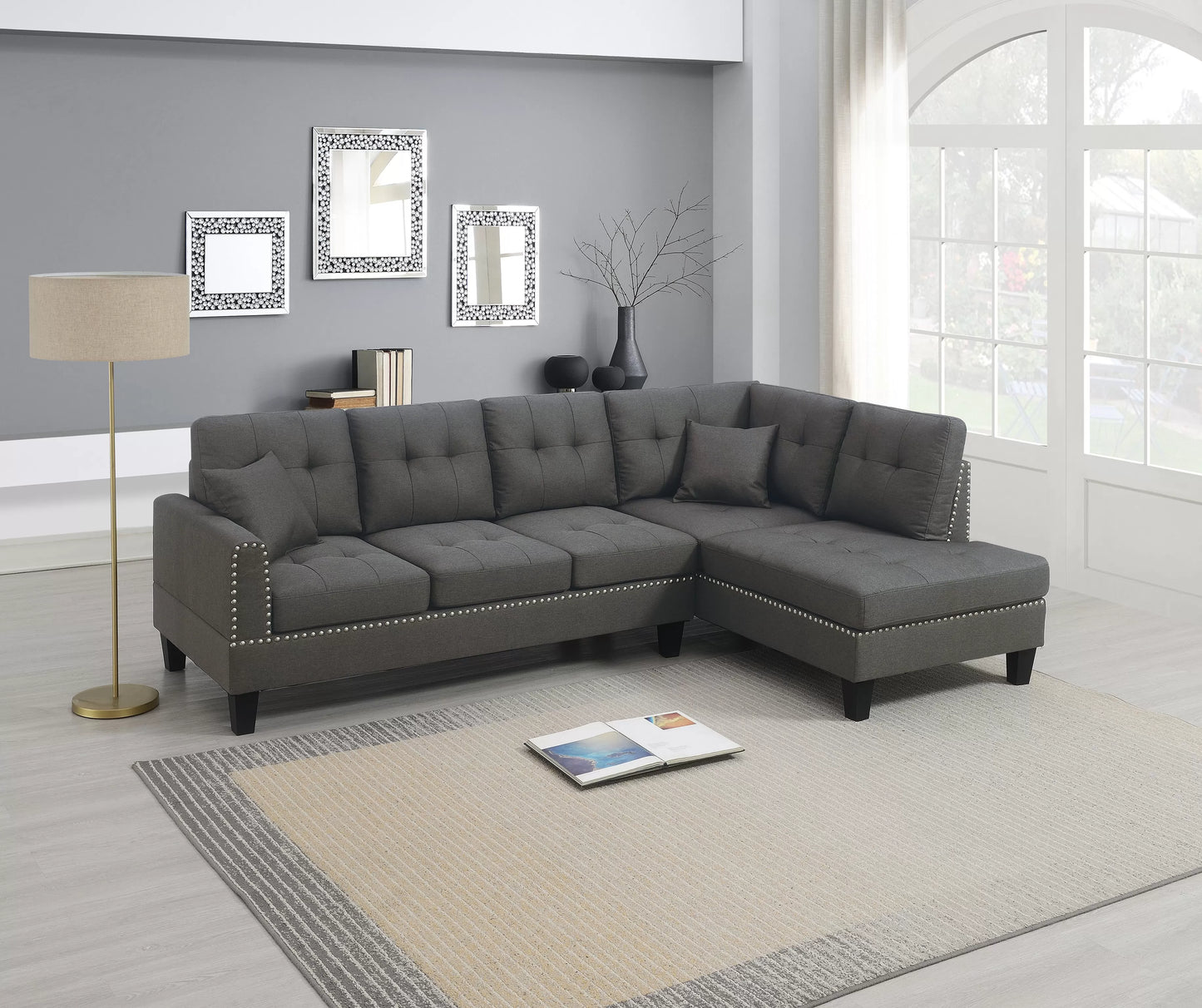 2-Pieces Sectional Sofa