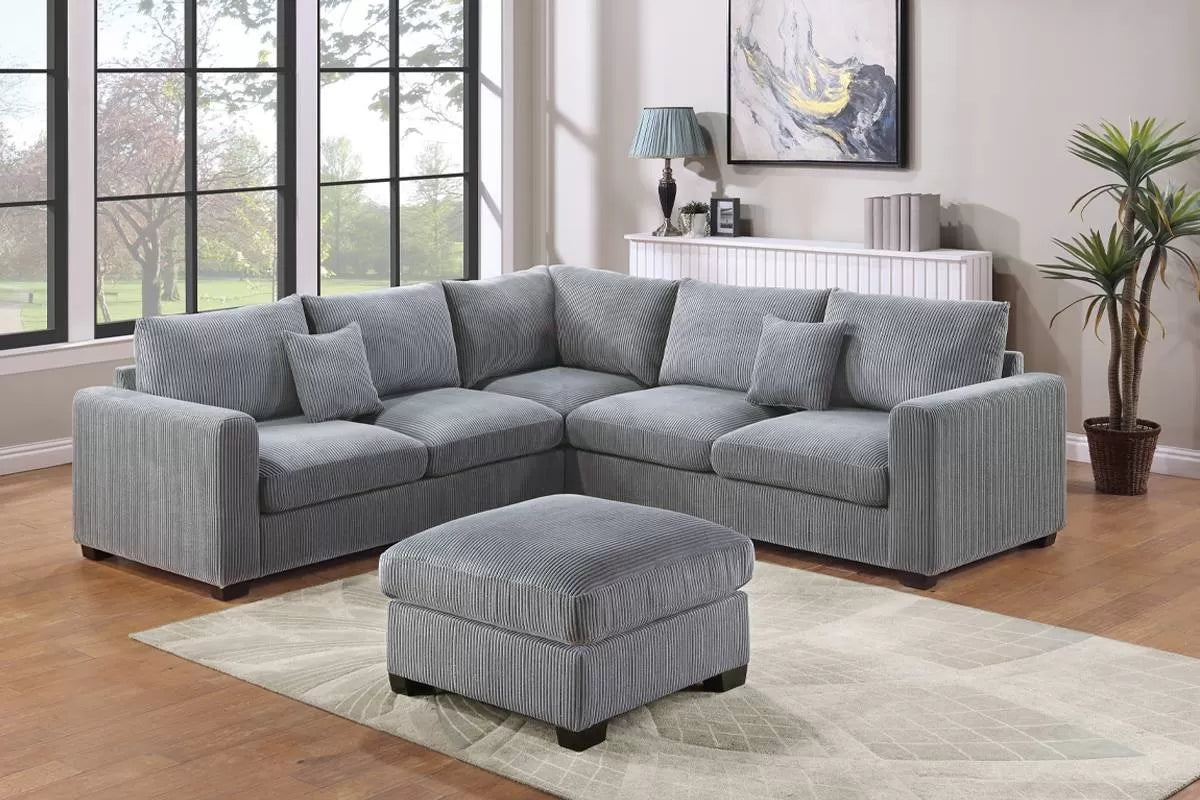 4-Pieces Sectional Sofa Set
