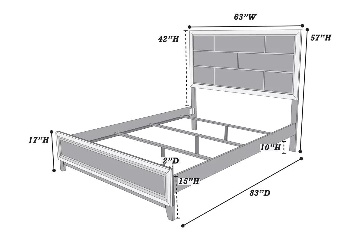 Queen/Eastern King Size Bed
