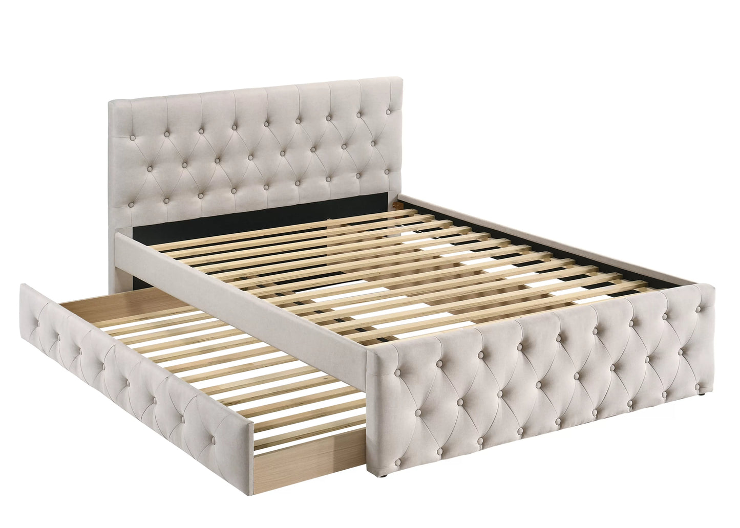 Twin/Full Bed with Twin Trundle