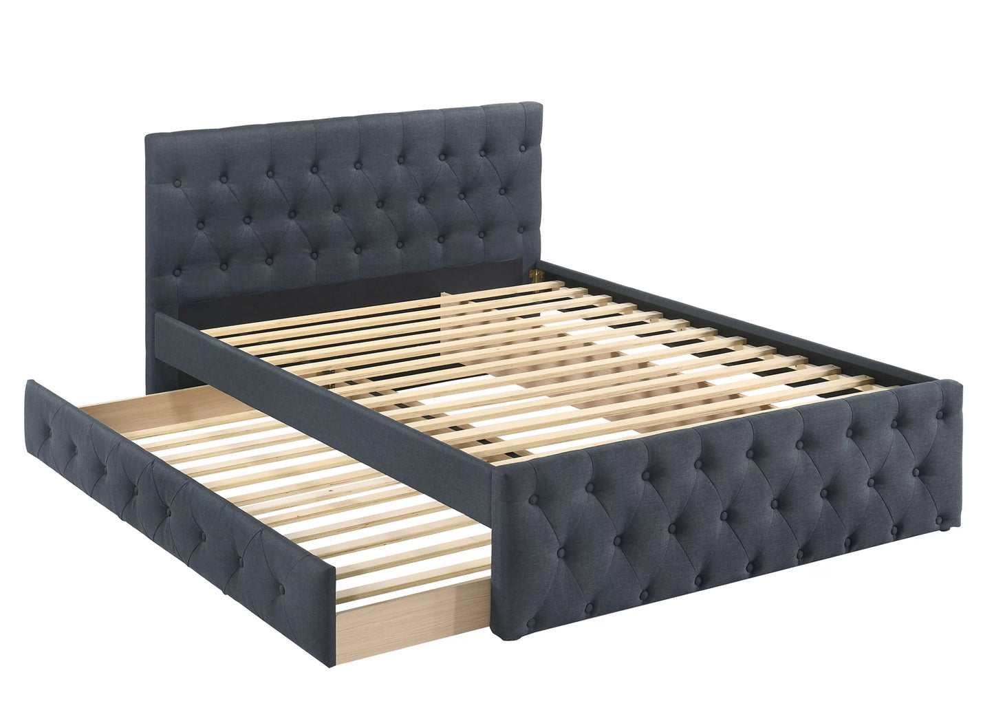 Twin/Full Bed with Twin Trundle