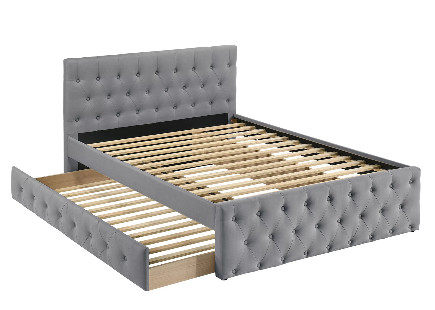 Twin/Full Bed with Twin Trundle