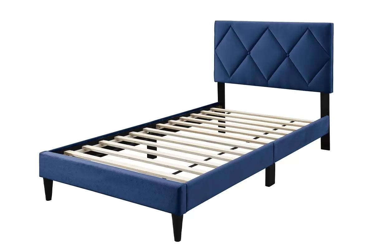 Twin/Full Size Bed, Velvet
